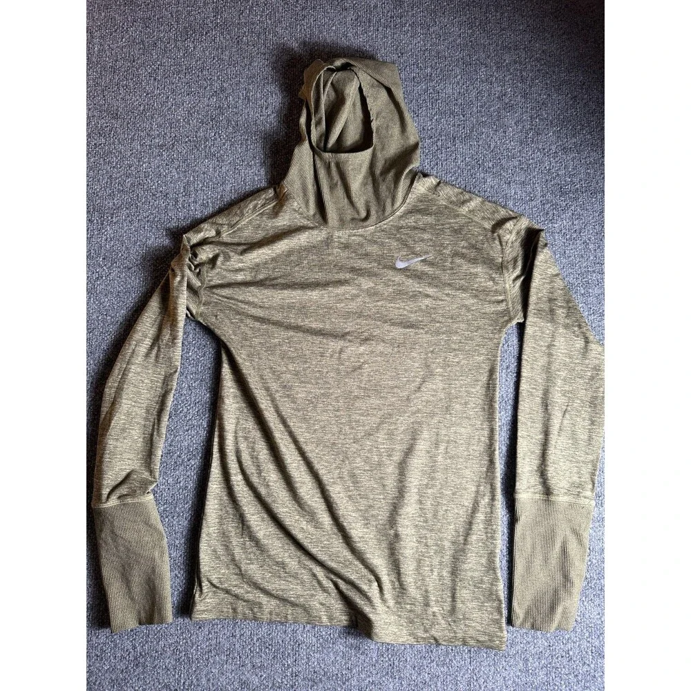 Nike Dri-Fit Women’s Heathered Green Lightweight Hoodie - Size XS